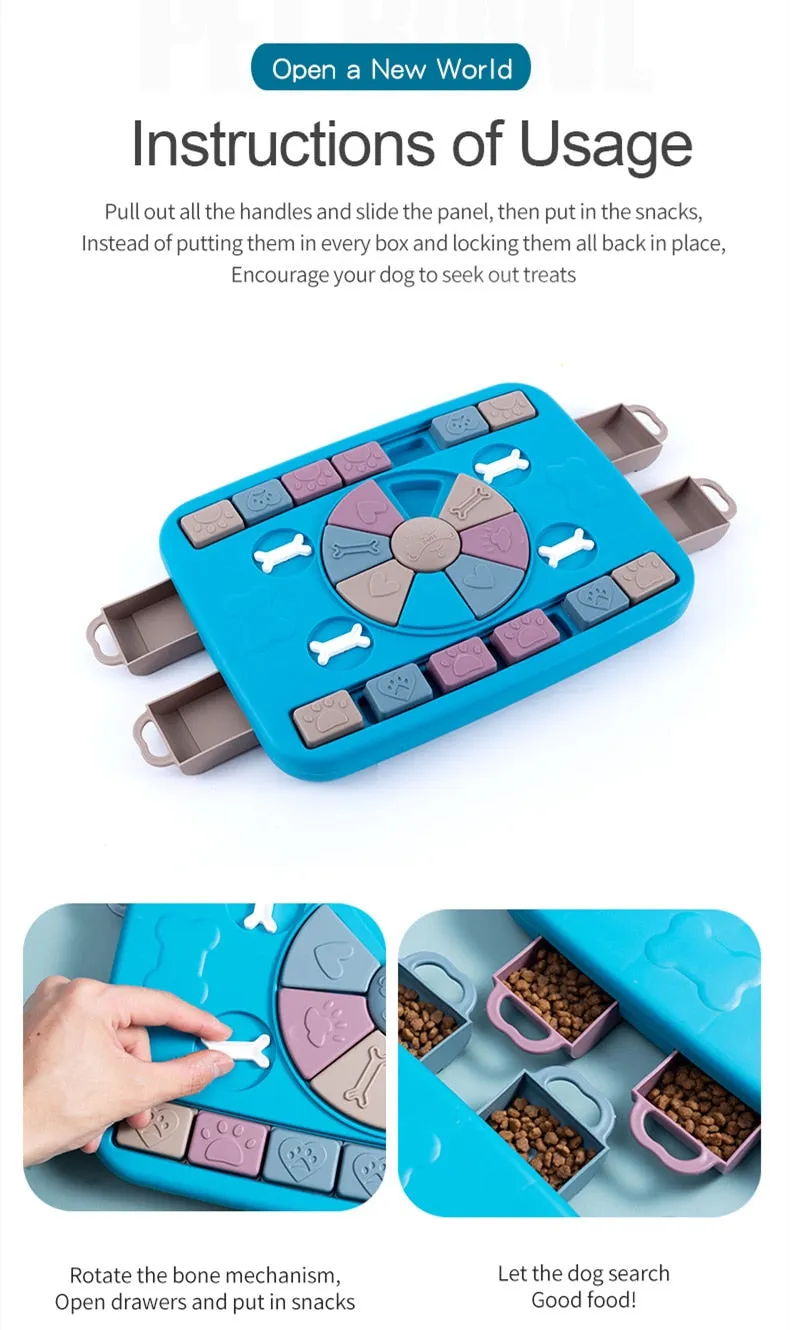 AiroPaws: Interactive Dog Puzzle Toys for Training, IQ Boost, and Endless Fun with Squeaky Surprises!
