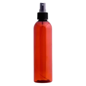 Amber Plastic Bottle with Fine Mist Sprayer