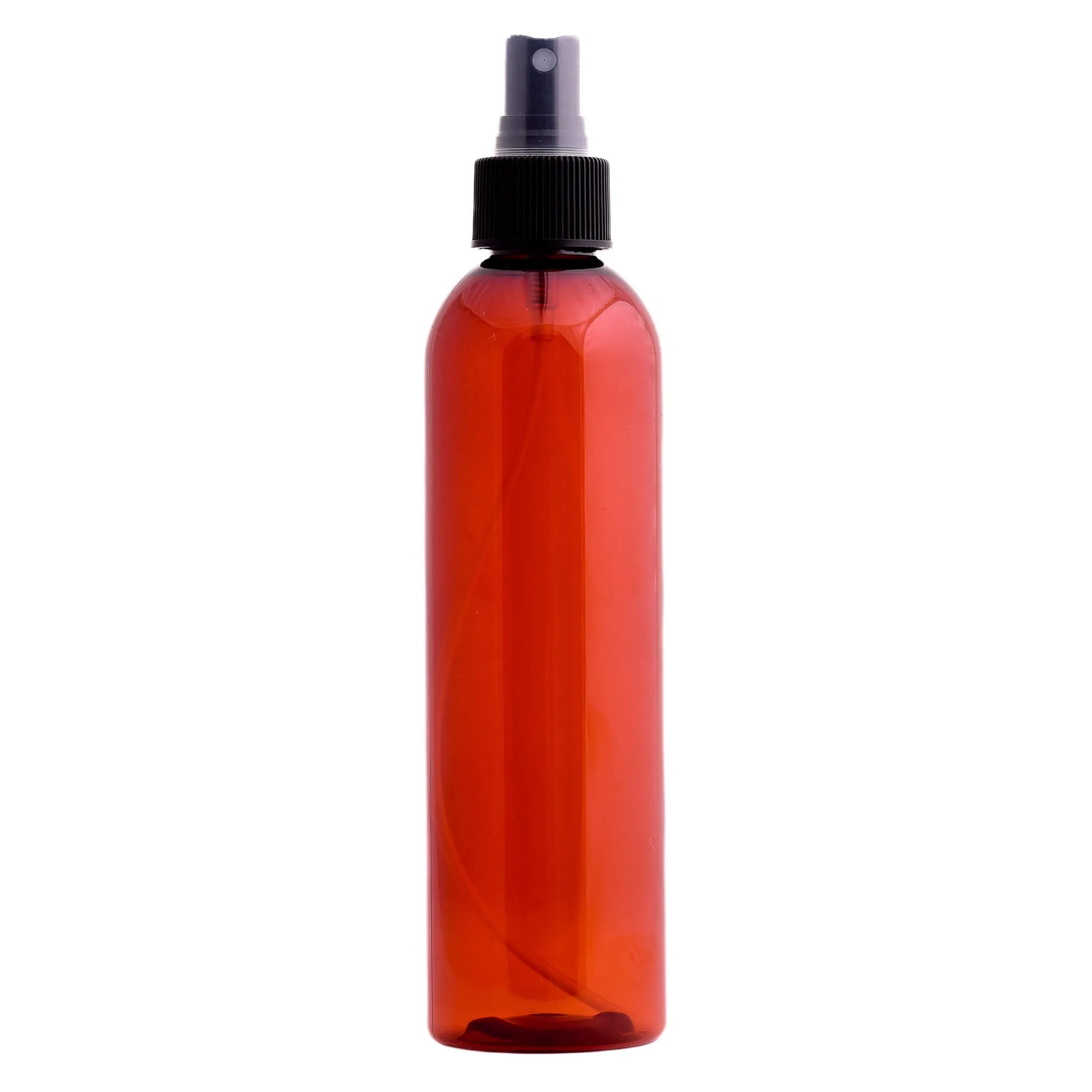 Amber Plastic Bottle with Fine Mist Sprayer