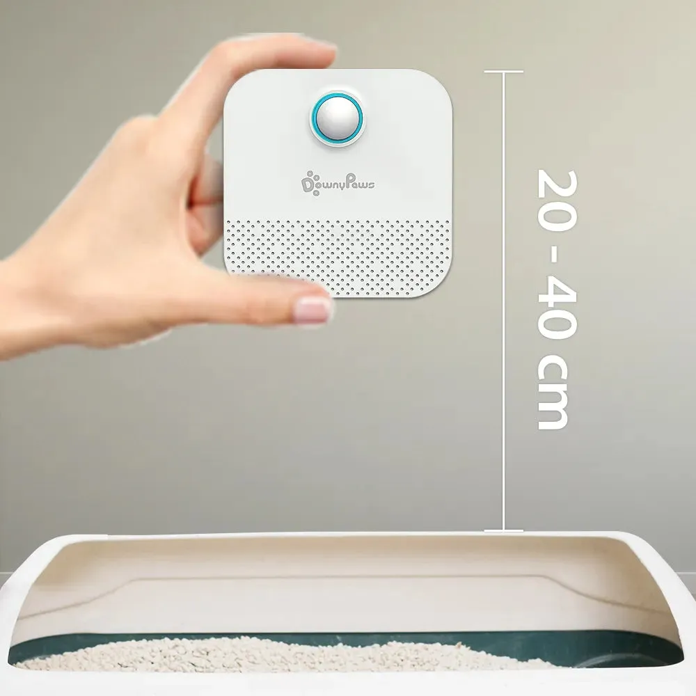 Cat Odor Purifier 4000mAh Smart Cat Odor Purifier For Cat Litter Box Deodorizer