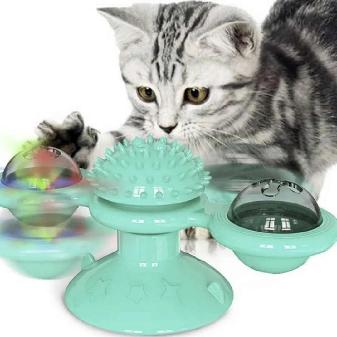 Cat Windmill Toy
