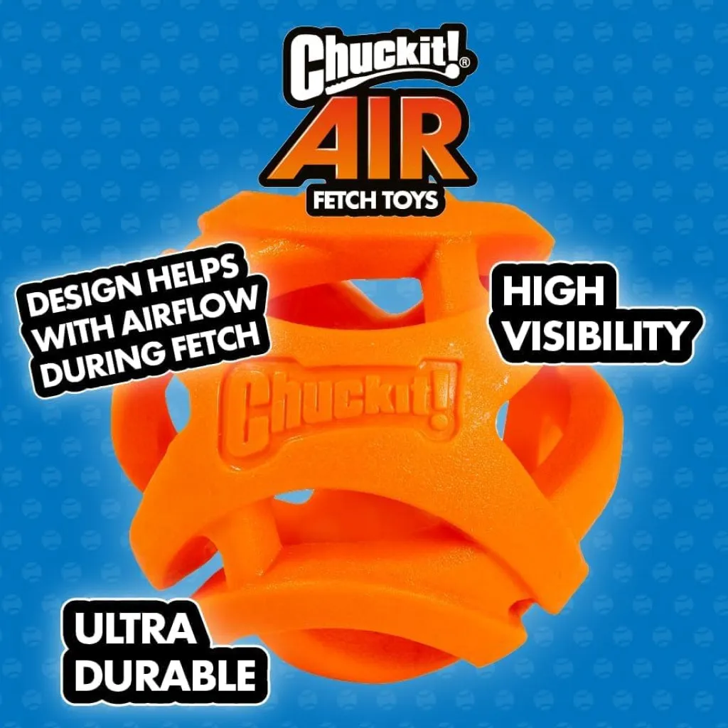 Chuckit! Breathe Air Fetch Ball Toy For Dogs - 2-Pack
