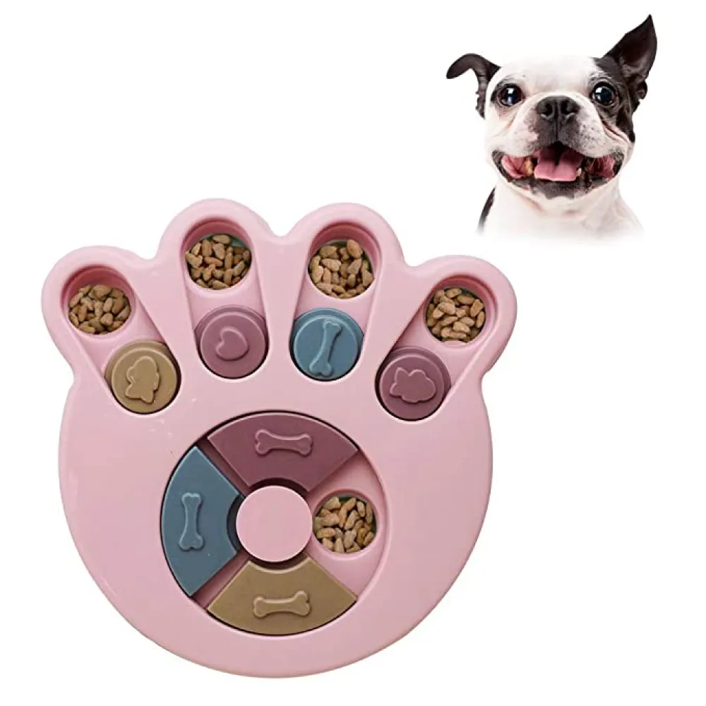 Emily Pets Intelligence Food Treated Puzzle Toy for Dogs and Cats (Blue)