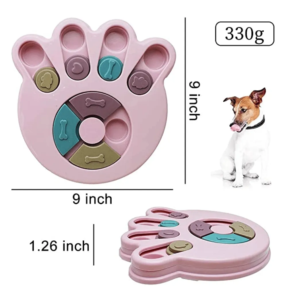 Emily Pets Intelligence Food Treated Puzzle Toy for Dogs and Cats (Blue)