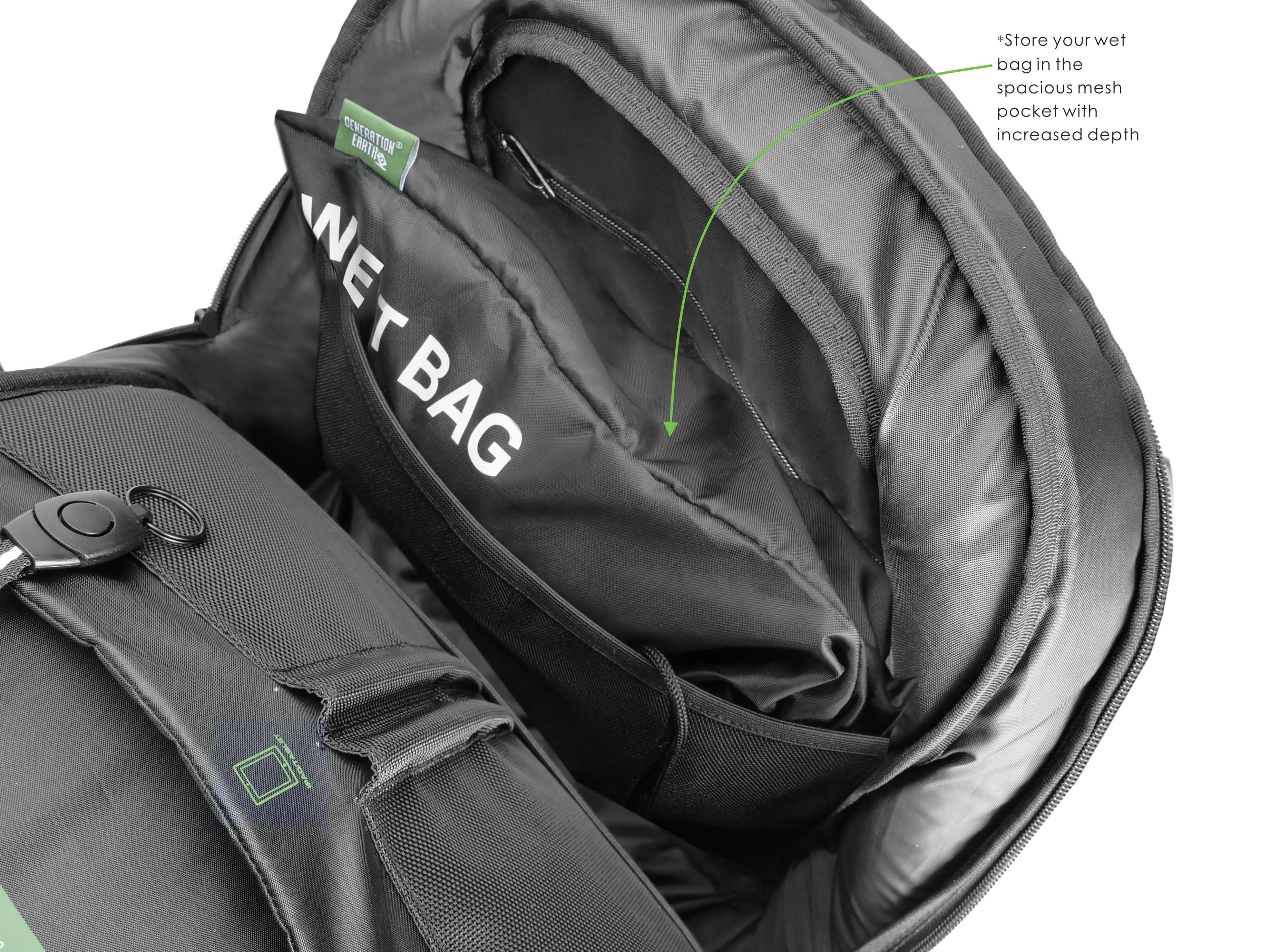 Generation Earth Warratha Laptop Backpack 16" (Black)