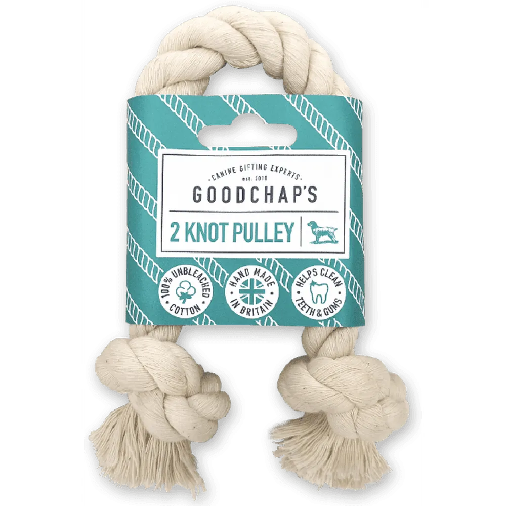GoodChap's 2 Knot Pulley Dog Chew Toy