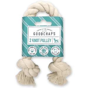 GoodChap's 2 Knot Pulley Dog Chew Toy
