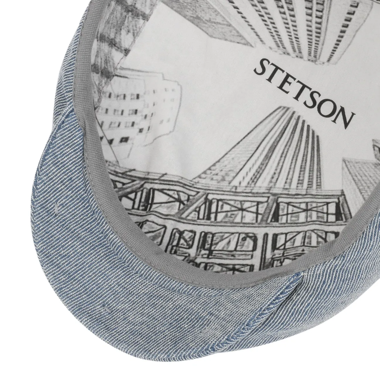 Martinsburg Twill Driver Flat Cap by Stetson
