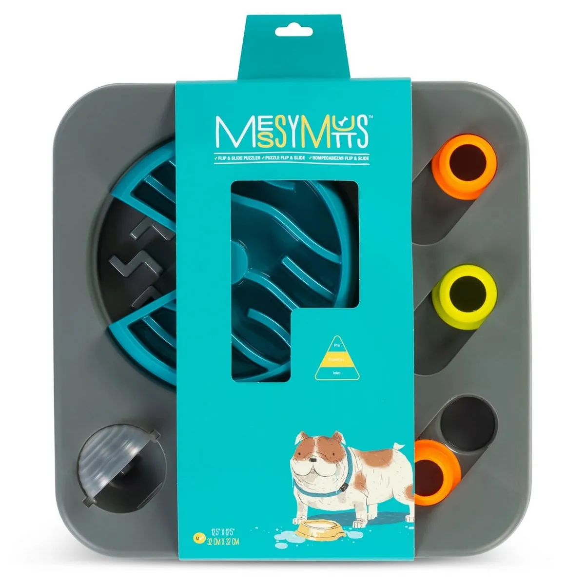 Messy Mutts Flip'n Slide Puzzler Medium Puzzle 12.5" x 12.5"