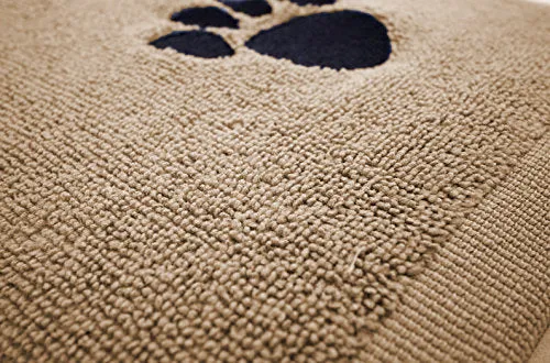 Microfiber Pet Towel, Large, 40 x 28 in, Brown