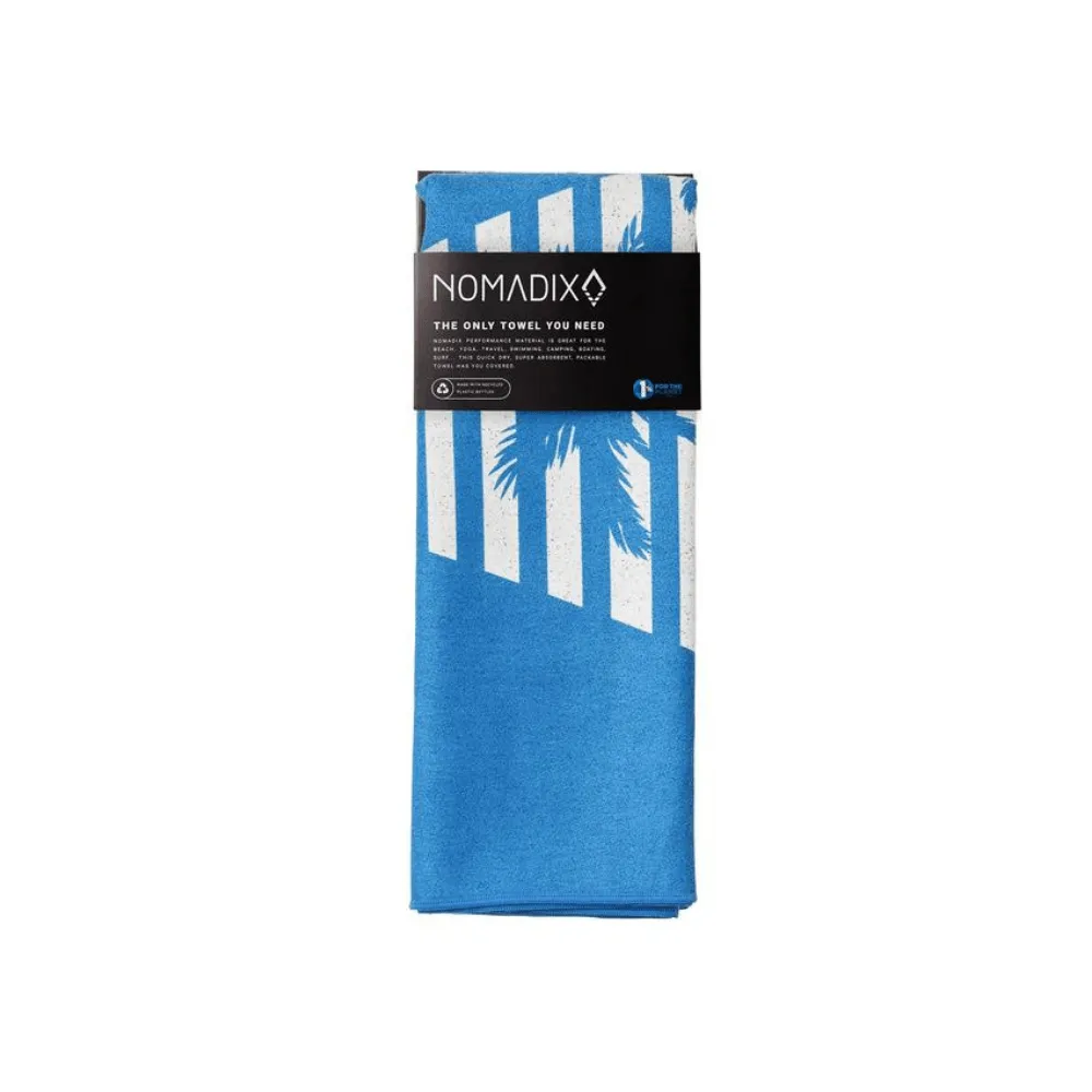 Nomadix Single Sided Towel - Agua Blue