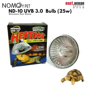 NOMOYPET ND-10 UVB 3.0  Bulb (25w/50w) - Simulate Sun Shine
