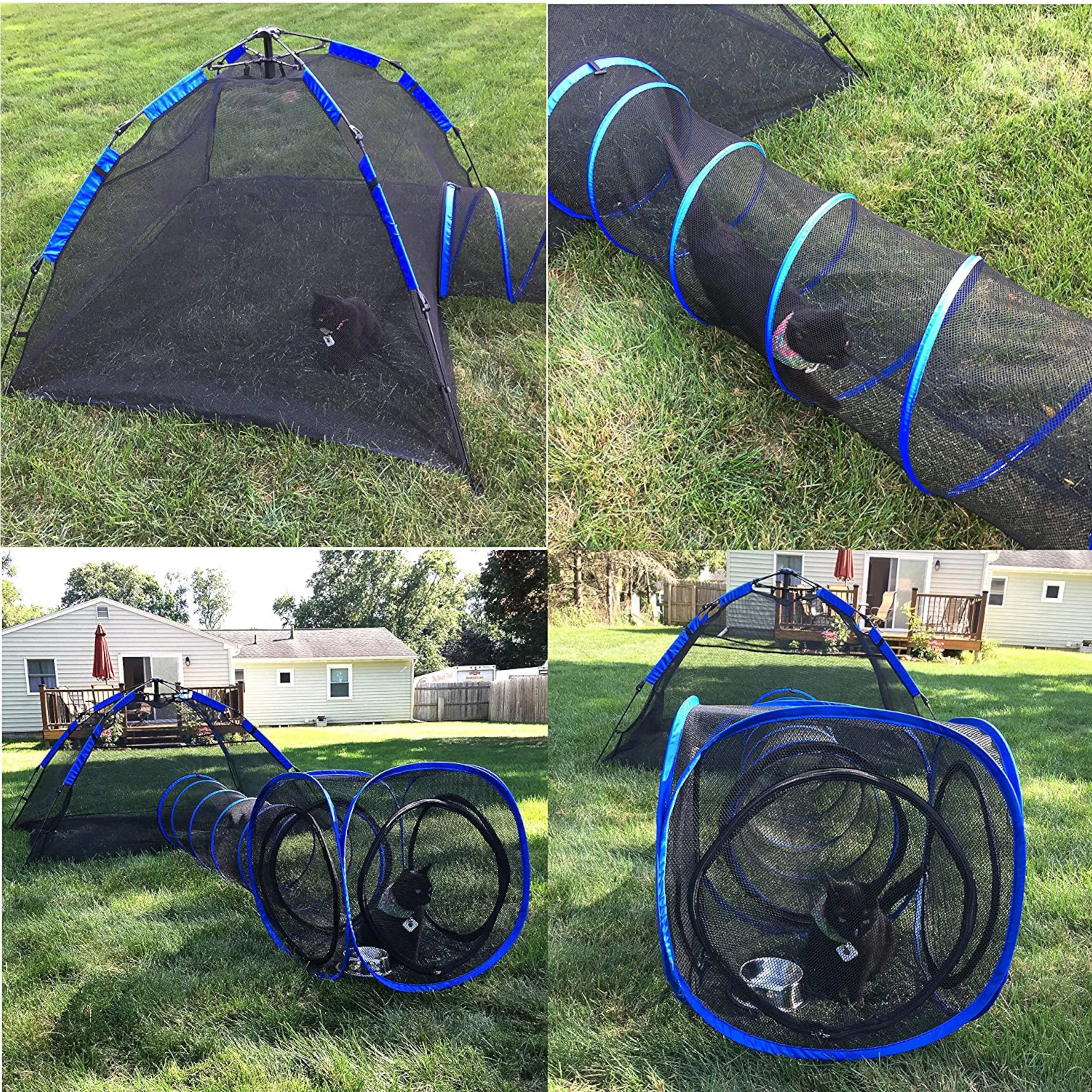 Outdoor Cat Playground - Bonus Bowl & Cat Wand