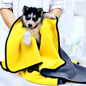 Pet Absorbent Towel Multi-size Pet Bath Towel