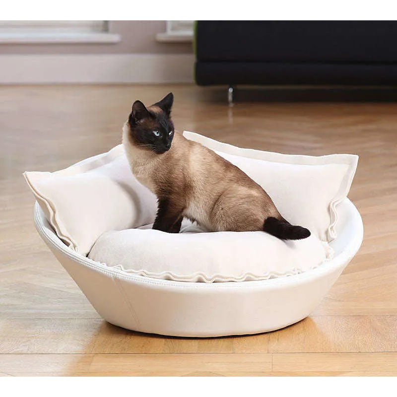 Pet Interiors Faux Leather Pet Bed MILA