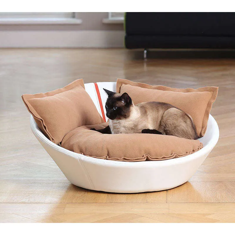 Pet Interiors Faux Leather Pet Bed MILA