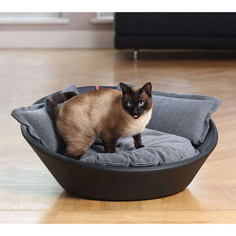 Pet Interiors Faux Leather Pet Bed MILA