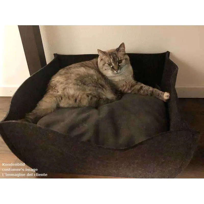 Pet Interiors Felt Cat Basket BOWL