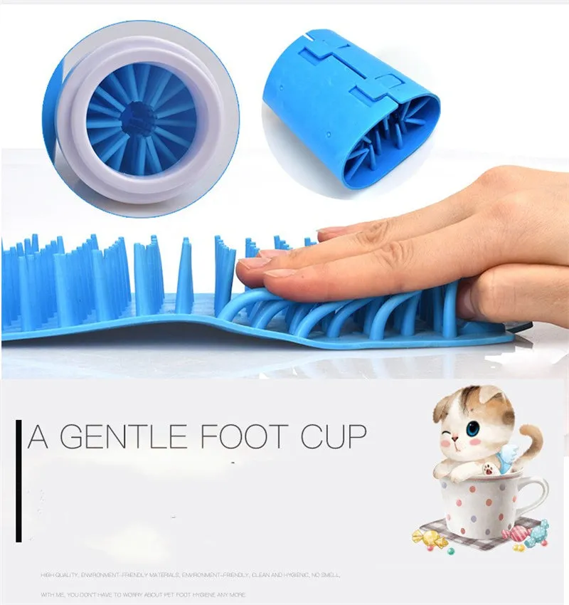 Portable paw cleaner