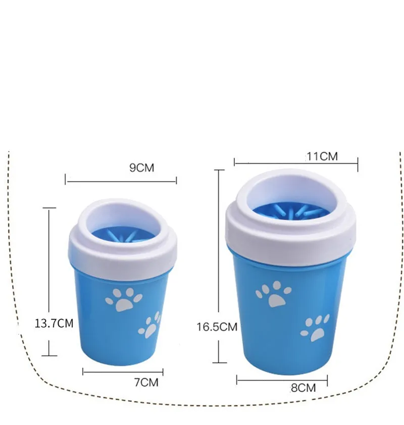 Portable paw cleaner