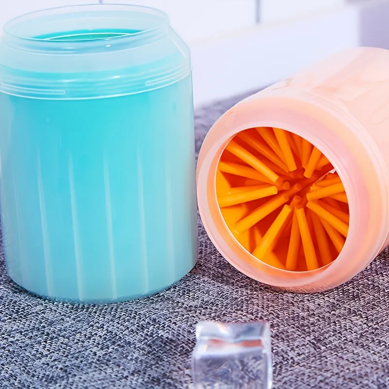 Portable Paw Cleaning Cup for Cats  Dogs Soft Silicone Paw Washer