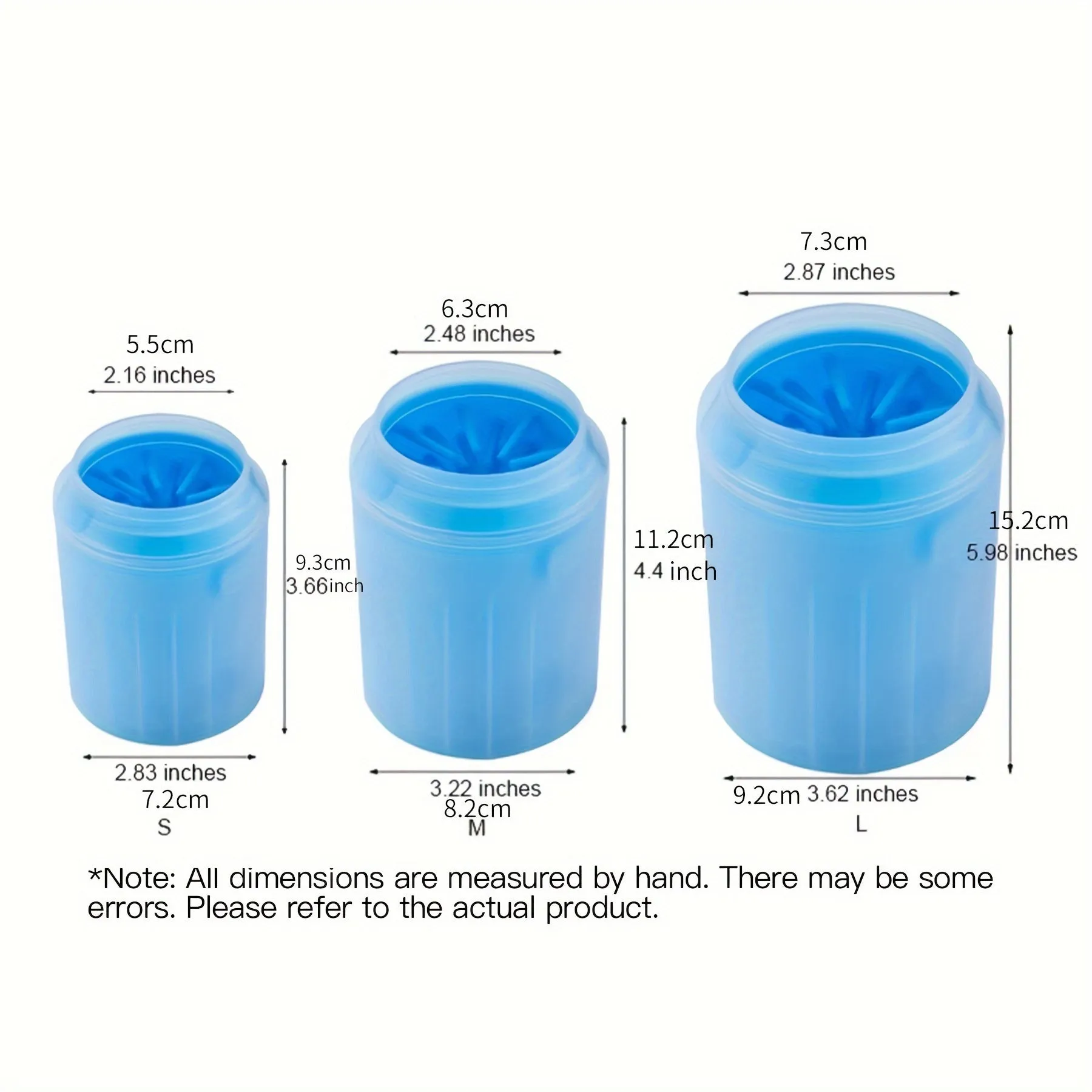 Portable Paw Cleaning Cup for Cats  Dogs Soft Silicone Paw Washer