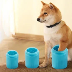 Portable Paw Cleaning Cup for Cats  Dogs Soft Silicone Paw Washer