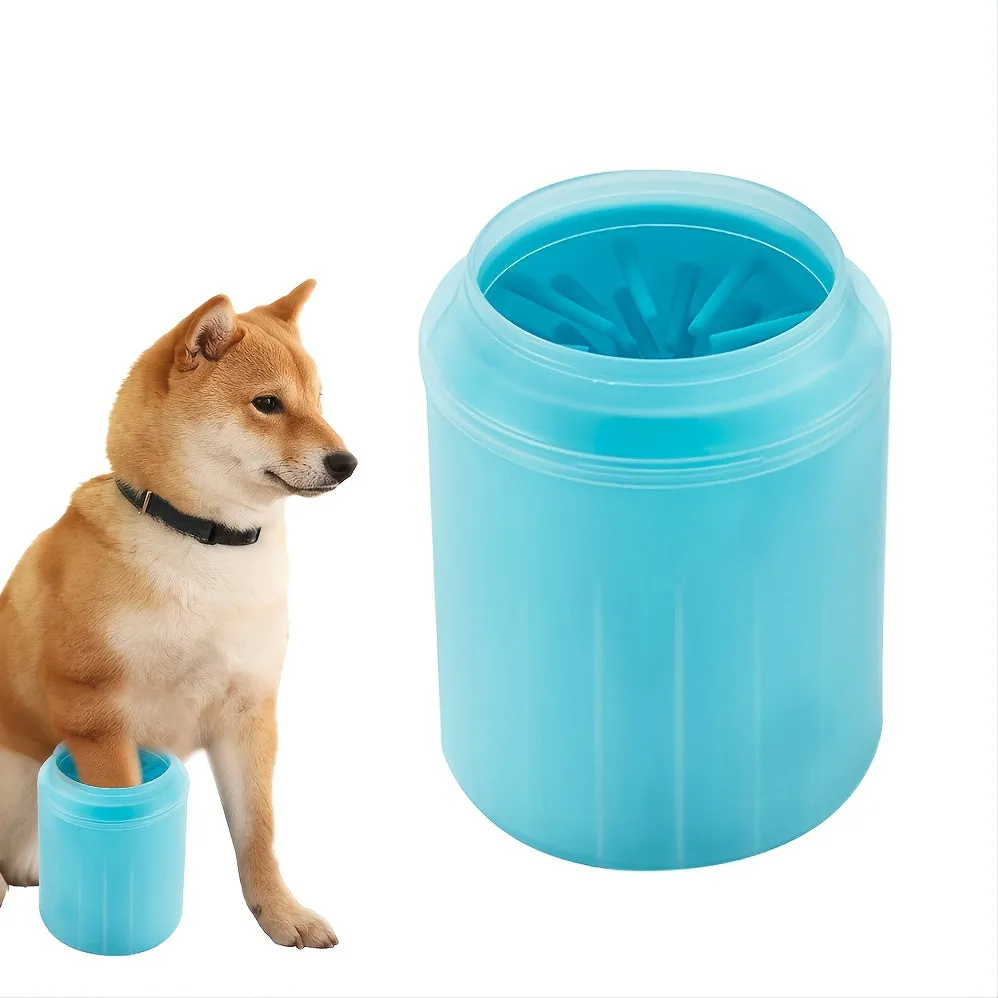 Portable Paw Cleaning Cup for Cats  Dogs Soft Silicone Paw Washer