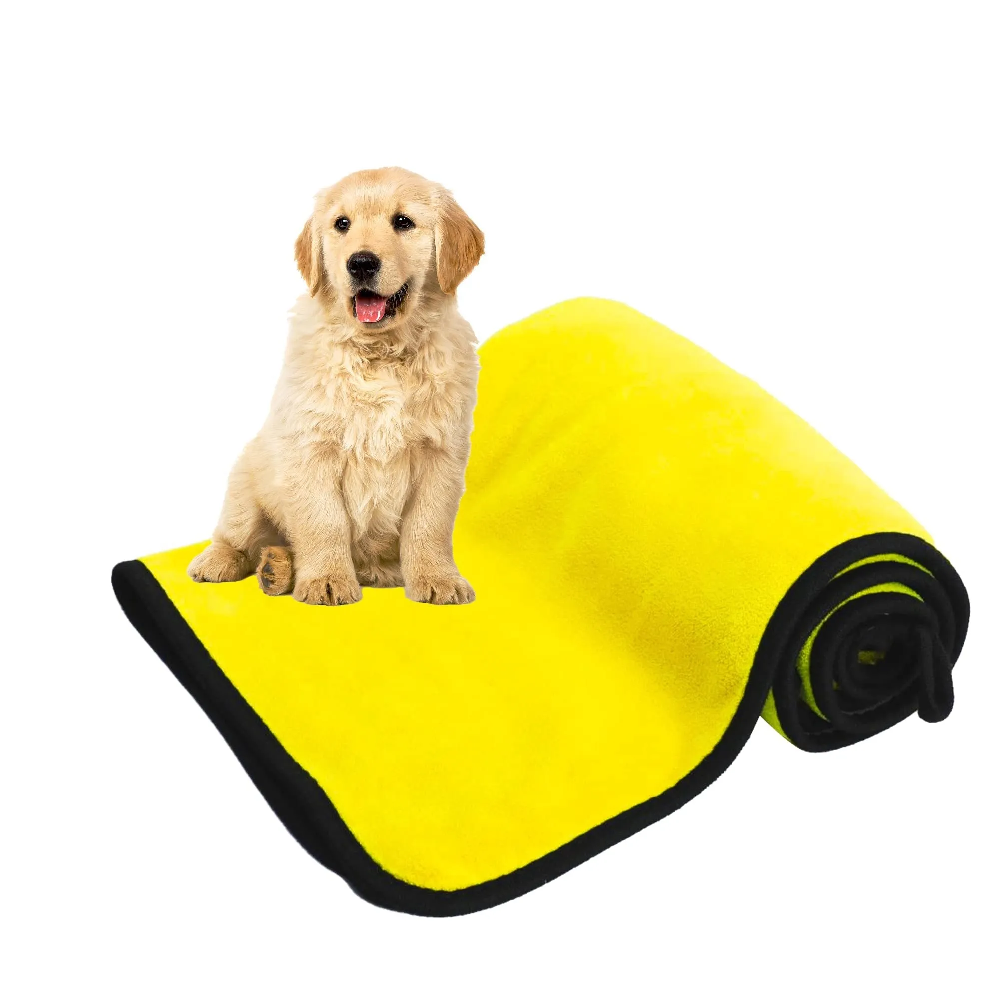 QuickDry Pet Towel – Super Absorbent Microfiber Dog & Cat Bath Towel, Soft & Fast Drying