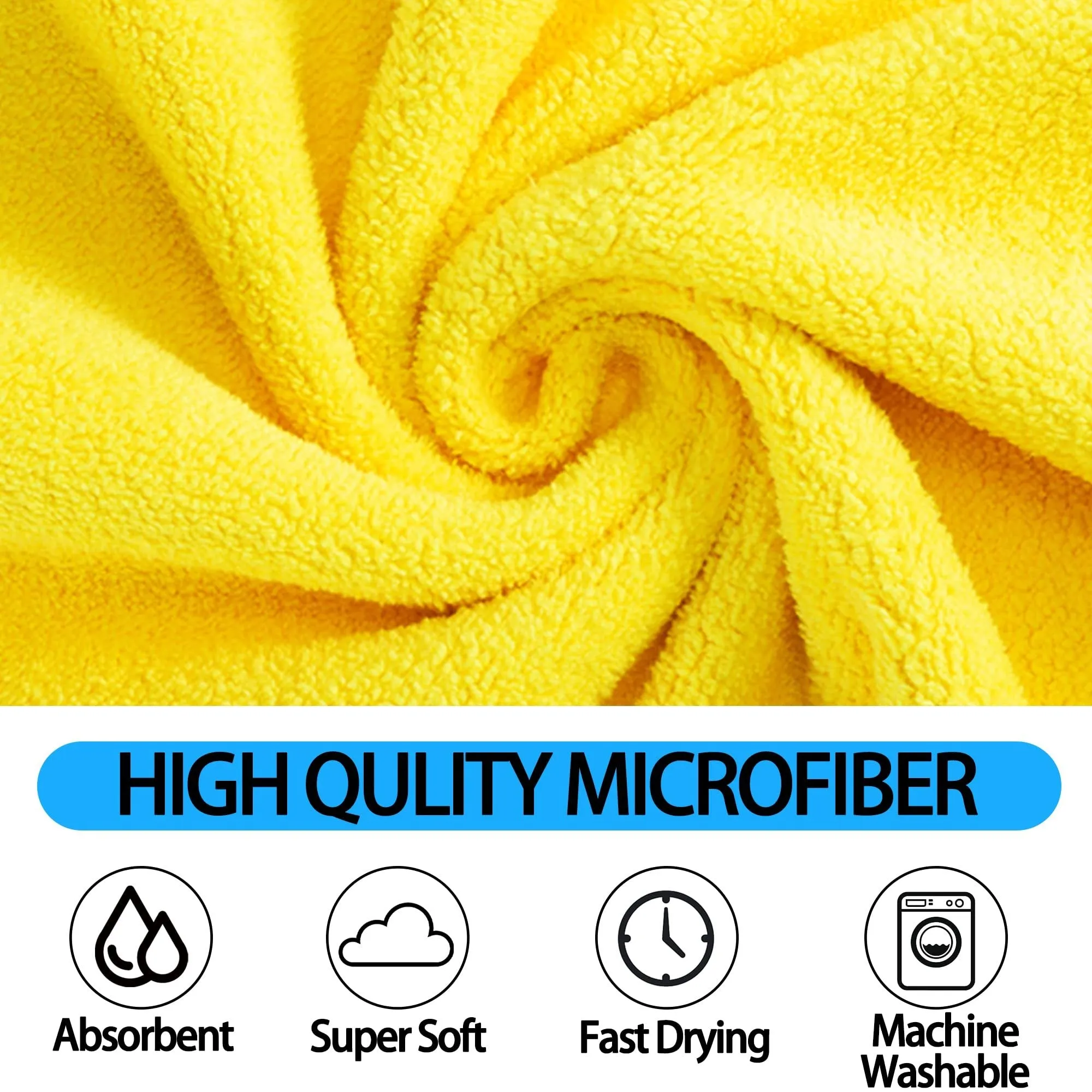 QuickDry Pet Towel – Super Absorbent Microfiber Dog & Cat Bath Towel, Soft & Fast Drying