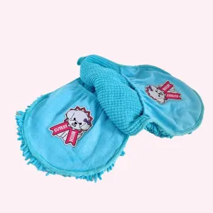 "I Am The Snack" Blue Bath Towel