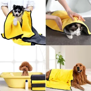 Soft bath towels for Pets