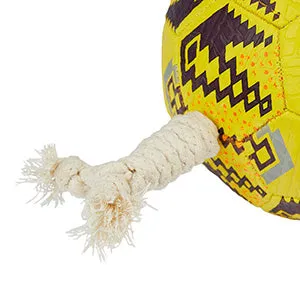 SportsPet Tough Durable Football with Rope