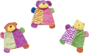 Spot Lil Spots Plush Dog Toy Blanket Multi-Color Assorted, 7", 1-Count