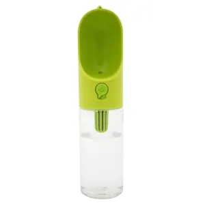 Travel waterer feeder for pets with filtered water. Explorer
