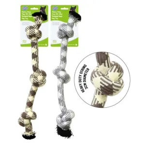 Tug-of-War Knotted Rope Dog Toy - 3cm x 52cm