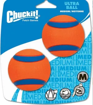 Ultra Ball Dog Toy Medium 2-Pack